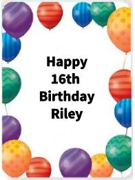 Custom Birthday Theme Playing Cards - Free Setup main image